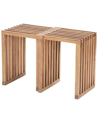 Zuo Set Of 2 Riviera Extendable Stools