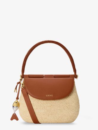 Loewe Borsa a tracolla Pescador Paulas Ibiza in rafia e pelle - LOEWE - gender_Woman