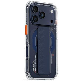 OEM Funda Skinarma Haxa Para Iphone 17 Pro Con Carga Magn&eacute;tica Y Soporte De Agarre (azul)