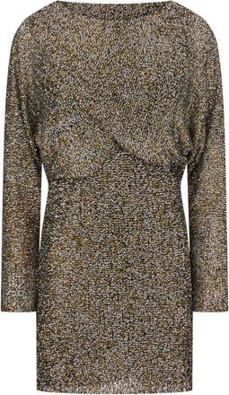 Alberta Ferretti Polyester jurk met decoratie - Dames - Jurken - Veelkleurig - Maat: S Poliester