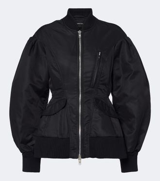 Simone Rocha Padded satin bomber jacket