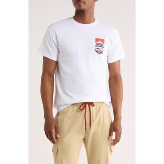 Retrofit Classic Racing Graphic T-Shirt in White at Nordstrom Rack, Size X-Large