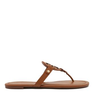 Tory Burch Tory Burch, Flip Flops, female, Brown, Size: 10 1/2 US Miller Sandal