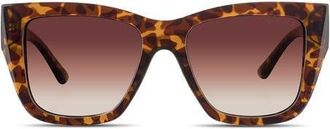 Velvet Eyewear Marsha Sunglasses in Tortoise at Nordstrom