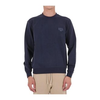 A.P.C. Sudadera Standard Rue Madame - Sweatshirts & Hoodies - Hombre - Azul - XL