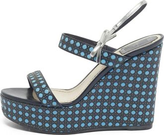 Dior Sandali Cannage in pelle - Nero