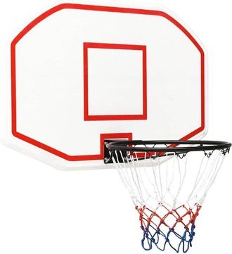 vidaXL Vidaxl - Tablero De Baloncesto Polietileno Blanco 109x71x3 Cm