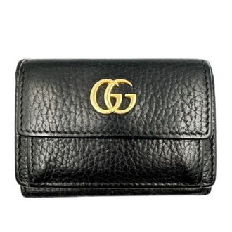 Gucci Black Leather Wallet (Tri-Fold) (Pre-Owned)
