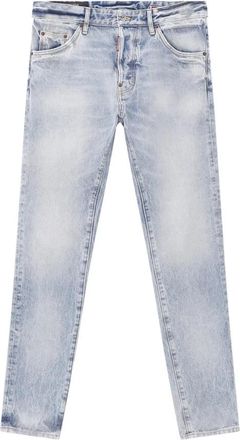 Dsquared2 Slim-fit Jeans - Heren - Slim Fit Jeans - Blauw - M - Katoen - Jeans