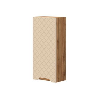 Vicco Armario De Ba&ntilde;o Lotta, Roble/cachemira Con Estructura De Azulejos, 20 X 72.6 Cm, Vicco