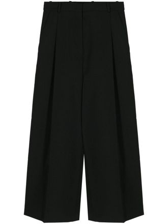 Botter virgin wool tailored trousers - Black
