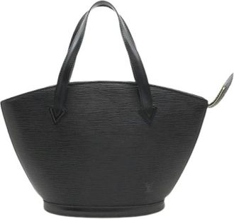 Louis Vuitton Pre-owned Handbags, female, Black, Size: ONE SIZE Pre-owned Vintage Leather Handbag