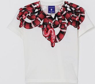 Marcelo Burlon T-shirt in cotone Snake County Of Milan