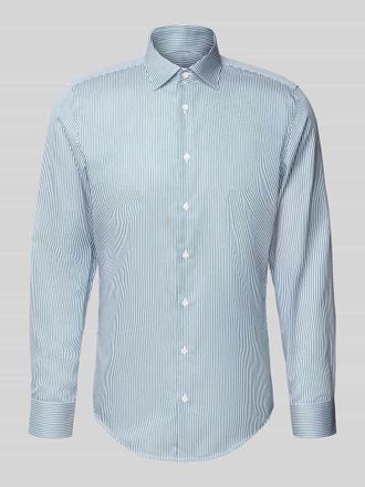 Seidensticker Slim Fit Business-Hemd mit Kentkragen in Petrol, Gr&ouml;&szlig;e 39