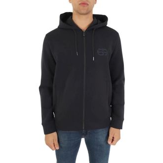Emporio Armani Hombre, Sudaderas, Azul, Talla: L