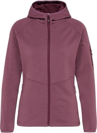 Stoic MerinoFleece335 KuolpaSt. III Zip Hoody Merinohoodie f&uuml;r Damen | lila