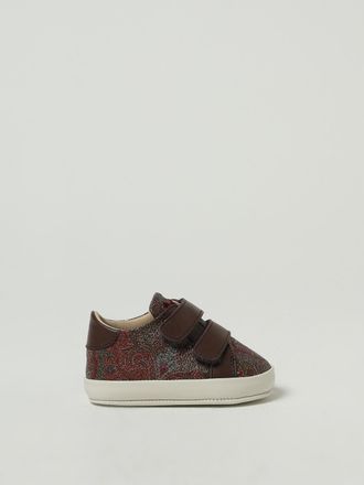 Etro Sneakers Etro in cotone spalmato e pelle
