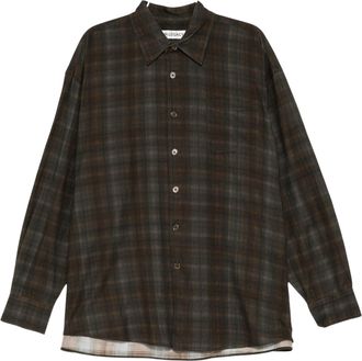 Our Legacy Borrowed Check Oversized Shirt