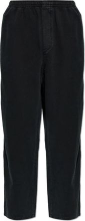 American Vintage Wijde broek - Heren - Wijde Broeken - Zwart - XL - Katoen - Broeken