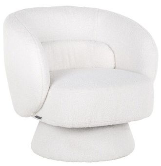Richmond Interiors Design Drehsessel Senna - White Furry