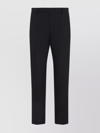 Prada cotton blend straight hem trousers