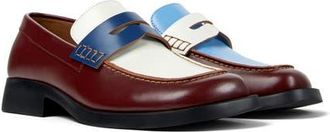 Camper Donna Twins Mismatch Penny Loafer in Red - Assorted at Nordstrom, Size 38