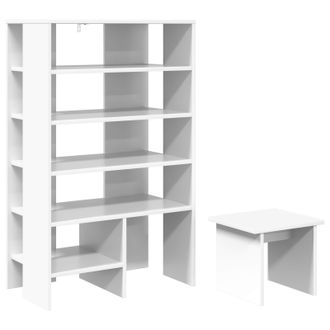vidaXL Armario Zapatero 2 Uds. 62 X 35 X 100 Cm Madera De Ingenier&iacute;a Vidaxl