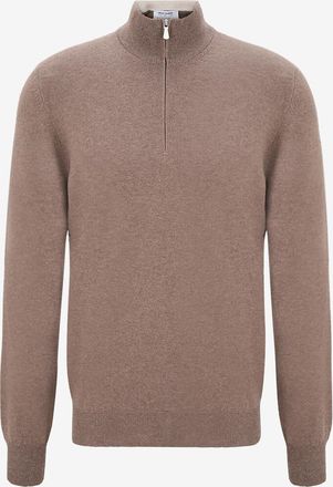 Gran Sasso Pullover mit Stehkragen aus Schurwolle Viskose und Kaschmir