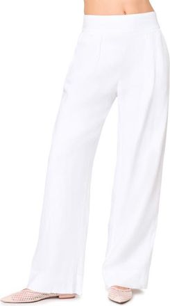 Gibsonlook Easy Everyday Cotton Pants in White at Nordstrom, Size X-Large