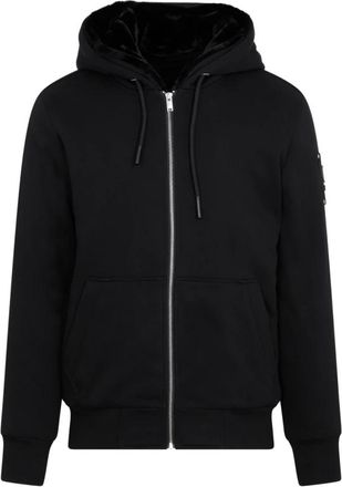 Moose Knuckles Classic Bunny Hoodie - Heren - Vesten met rits - Zwart - M - Katoen - Hoodies & sweatvesten