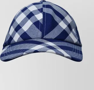 Burberry checked baseball cap