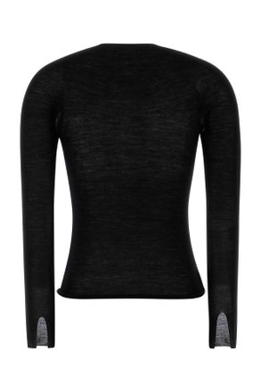 Carven 6261k21157 N999 Deepblack Exterior: Wool Maglie Sweater