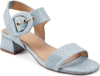 Easy Spirit Womens Selina Sandal In Light Blue