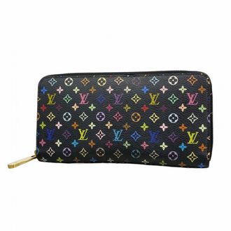 Louis Vuitton Grenade Noir Long Wallet (Bi-Fold) (Pre-Owned)