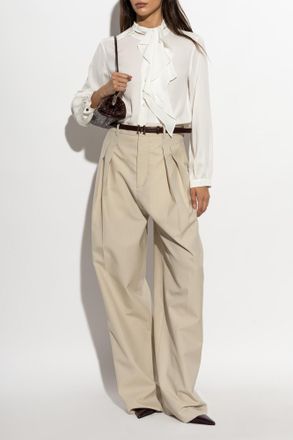 Max Mara Silk Shirt Leccio, Womens, White