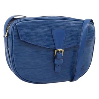 Louis Vuitton Pre-owned Vintage Schoudertas - Dames - Pre-owned - Blauw - Maat: ONE Size Leer