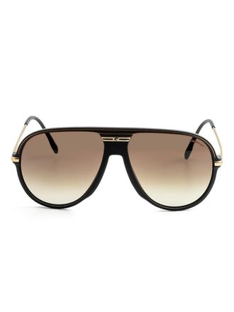 Carrera Occhiali da sole con montatura stile pilota - Nero