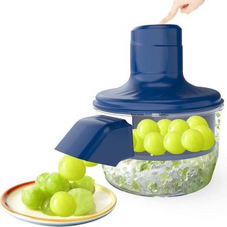 OEM Pelador El&eacute;ctrico Autom&aacute;tico De Uvas (azul), Pelador Dom&eacute;stico Eficiente, M&aacute;quina Para Procesar Uvas, Dispositivo De Pelado R&aacute;pido