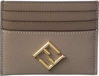 Fendi Fendi Ff Diamonds Leather Card Holder
