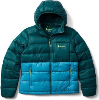Cotopaxi Womens Fuego Max Down Hooded Jacket Green XS