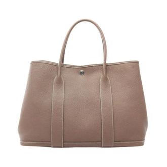 Herm&egrave;s Pre-owned Borsa tote in pelle Garden Party PM - - Pre-owned - Donna - Marrone - ONE SIZE