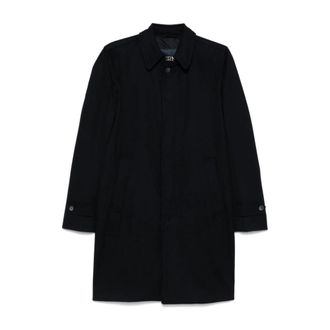Herno Klassieke Herenjas - Heren - Mantel - Blauw - 2XL - Jassen
