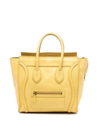 Celine 2011 Mini Leather Luggage tote bag - Yellow