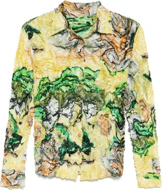 JNBY Camicia con stampa grafica - Giallo