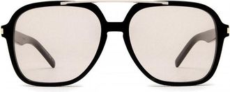 Saint Laurent SL545001 Aviator Full Rim Sunglasses - Black