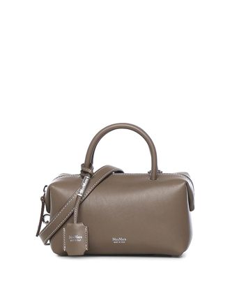 Max Mara Leather Satchel Bag With Logo