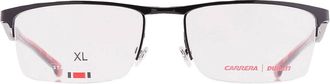 Carrera Demo Rectangular Mens Eyeglasses CARDUC 009 0OIT 57