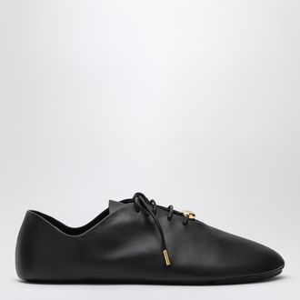 Loewe Scarpe stringate Pebble Soft in nappa di vitello nere