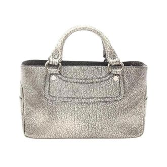 Celine Pre-owned Handbags, female, Gray, Size: ONE SIZE Pre-owned Boogie Bag Handbag