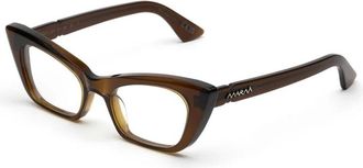 Marni Nezia Eyeglasses - unisex - Brillen - Bruin - 49 MM - Accessoires